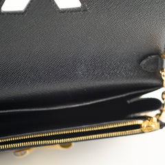Louis Vuitton Epi Twist Sequins Hummingbird Wallet On Chain Black