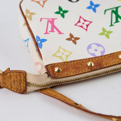 Louis Vuitton Multicolor Pochette Accessories White