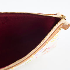 Louis Vuitton Multicolor Pochette Accessories White