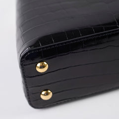 Louis Vuitton Mini Capucines BB Alligator Black