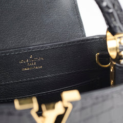 Louis Vuitton Mini Capucines BB Alligator Black