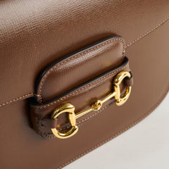 Gucci Horsebit Medium Leather Brown