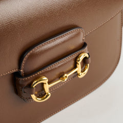 Gucci Horsebit Medium Leather Brown