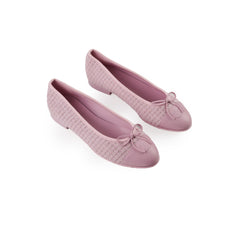 Chanel Ballet Flats Tweed Light Pink Size 40C