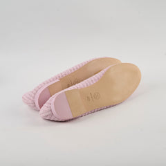 Chanel Ballet Flats Tweed Light Pink Size 40C