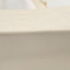 Christian Dior Medium Book Tote Macrocannage Calfskin Ivory