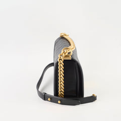 Chanel Caviar Old Medium Boy GHW Black