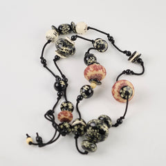 Chanel Collectors Catwalk Necklace Resin Wood Rope Necklace (2010)