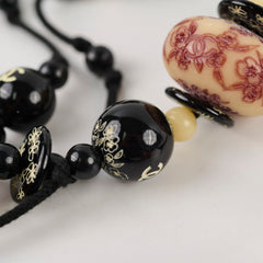 Chanel Collectors Catwalk Necklace Resin Wood Rope Necklace (2010)