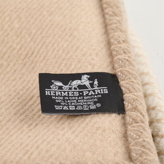Hermes Wool Cashmere H Riviera Blanket