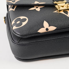 Louis Vuitton Pochette Metis Bicolour Monogram Empreinte