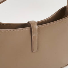 Saint Laurent Le 5 A 7 Should Bag Taupe Beige