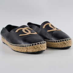Chanel Espadrilles Black Size 39