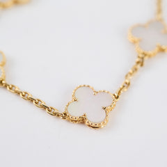 Van Cleef & Arpels Vintage Alhambra 5 Motifs Mother of Pearl MOP Bracelet