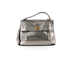 Saint Laurent Large Muse Silver Top Handle
