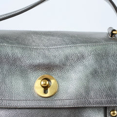 Saint Laurent Large Muse Silver Top Handle