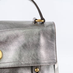Saint Laurent Large Muse Silver Top Handle