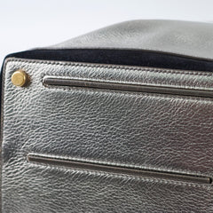 Saint Laurent Large Muse Silver Top Handle