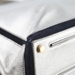 Saint Laurent Large Muse Silver Top Handle