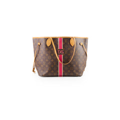 Louis Vuitton Neverfull MM Monogram Custom DS Stripe