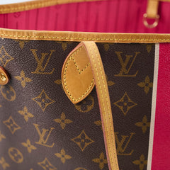 Louis Vuitton Neverfull MM Monogram Custom DS Stripe