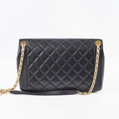 Chanel Large Lambskin Chic With Me Flap Black