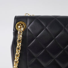 Chanel Large Lambskin Chic With Me Flap Black