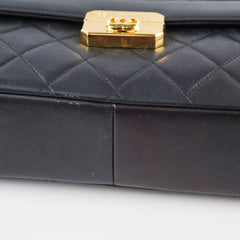 Chanel Large Lambskin Chic With Me Flap Black