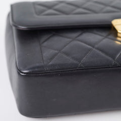 Chanel Large Lambskin Chic With Me Flap Black