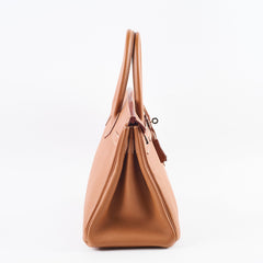 Hermes Birkin 30 Gold Togo Palladium HW X Stamp