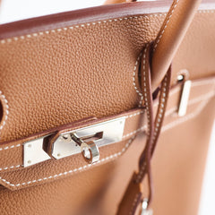 Hermes Birkin 30 Gold Togo Palladium HW X Stamp