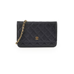 Chanel Wallet On Chain WOC Black Caviar