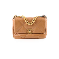Chanel 19 Small Caramel