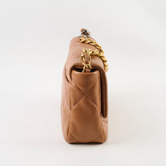 Chanel 19 Small Caramel
