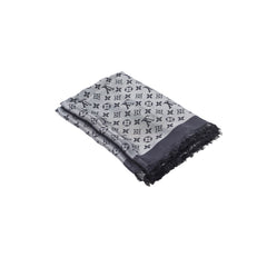 Louis Vuitton Shine Monogram Black Shawl