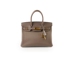 Hermes Birkin 30 Epsom Gris Tourterelle Stamp C