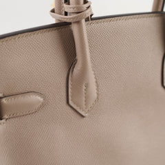 Hermes Birkin 30 Epsom Gris Tourterelle Stamp C