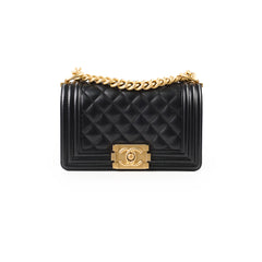 Chanel Boy Small Caviar Black Crossbody