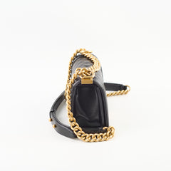 Chanel Boy Small Caviar Black Crossbody