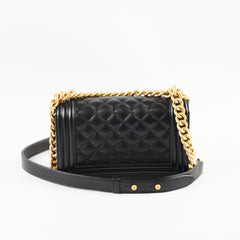 Chanel Boy Small Caviar Black Crossbody