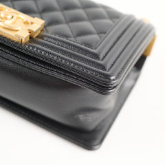 Chanel Boy Small Caviar Black Crossbody