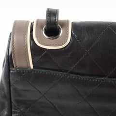 Chanel East West Mademoiselle Flap Black