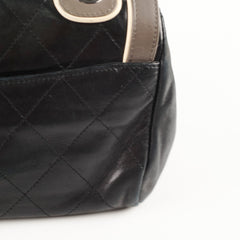 Chanel East West Mademoiselle Flap Black