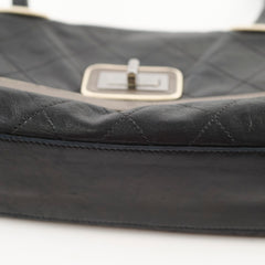 Chanel East West Mademoiselle Flap Black