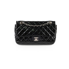 Chanel Seasonal Patent Flap Black