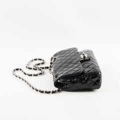 Chanel Seasonal Patent Flap Black
