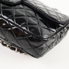 Chanel Seasonal Patent Flap Black