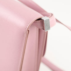 Celine Pink Medium Box Bag Grained Calfskin
