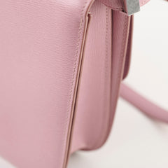 Celine Pink Medium Box Bag Grained Calfskin