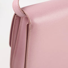 Celine Pink Medium Box Bag Grained Calfskin